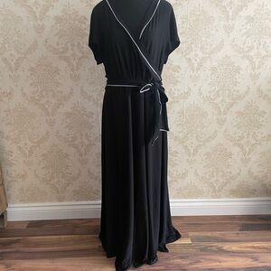 BNWT Ashley Stewart Black Maxi Dress